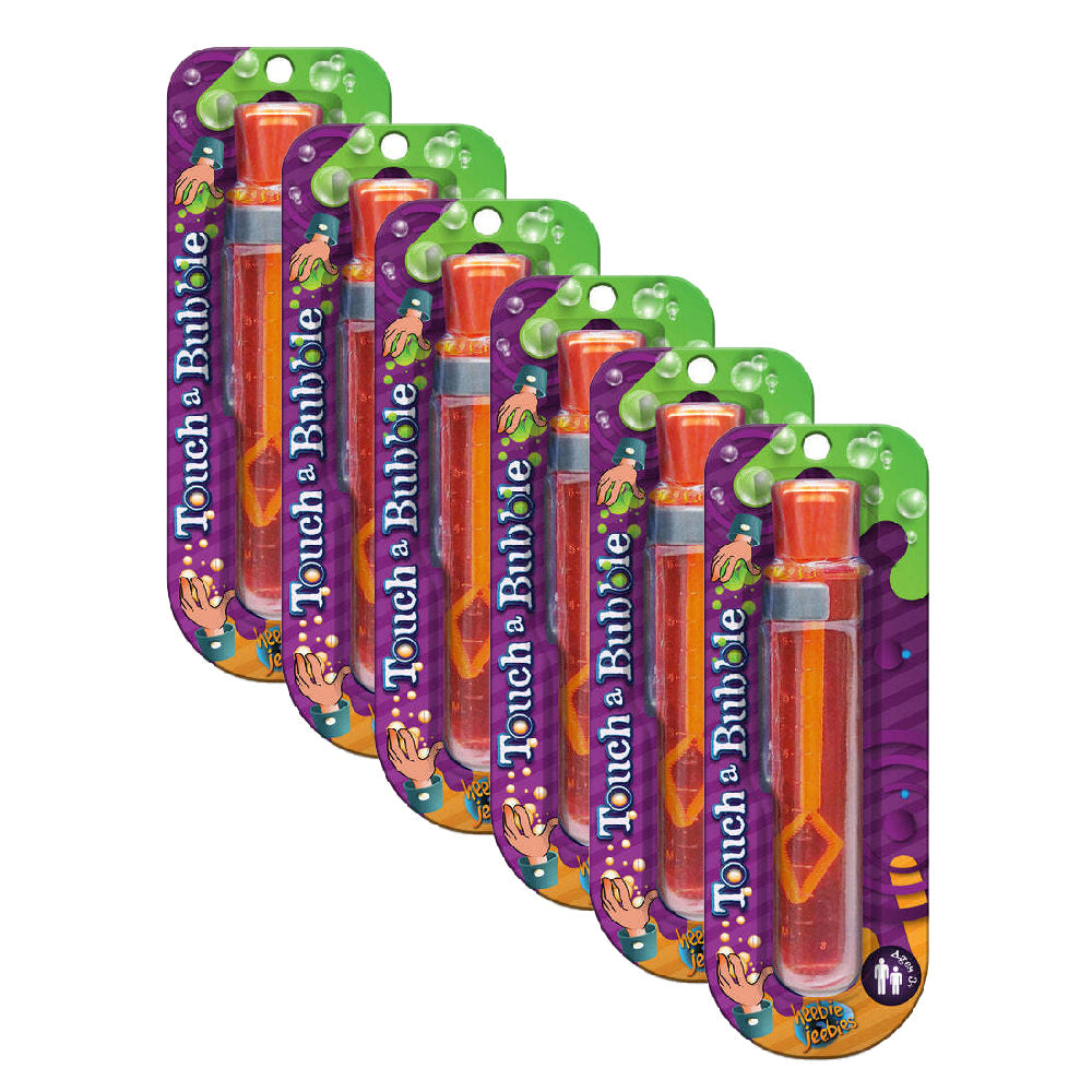 Heebie Jeebies Pocket Money Science Touch Bubbles Experiment Toy Assorted 3+ (6 Pack)