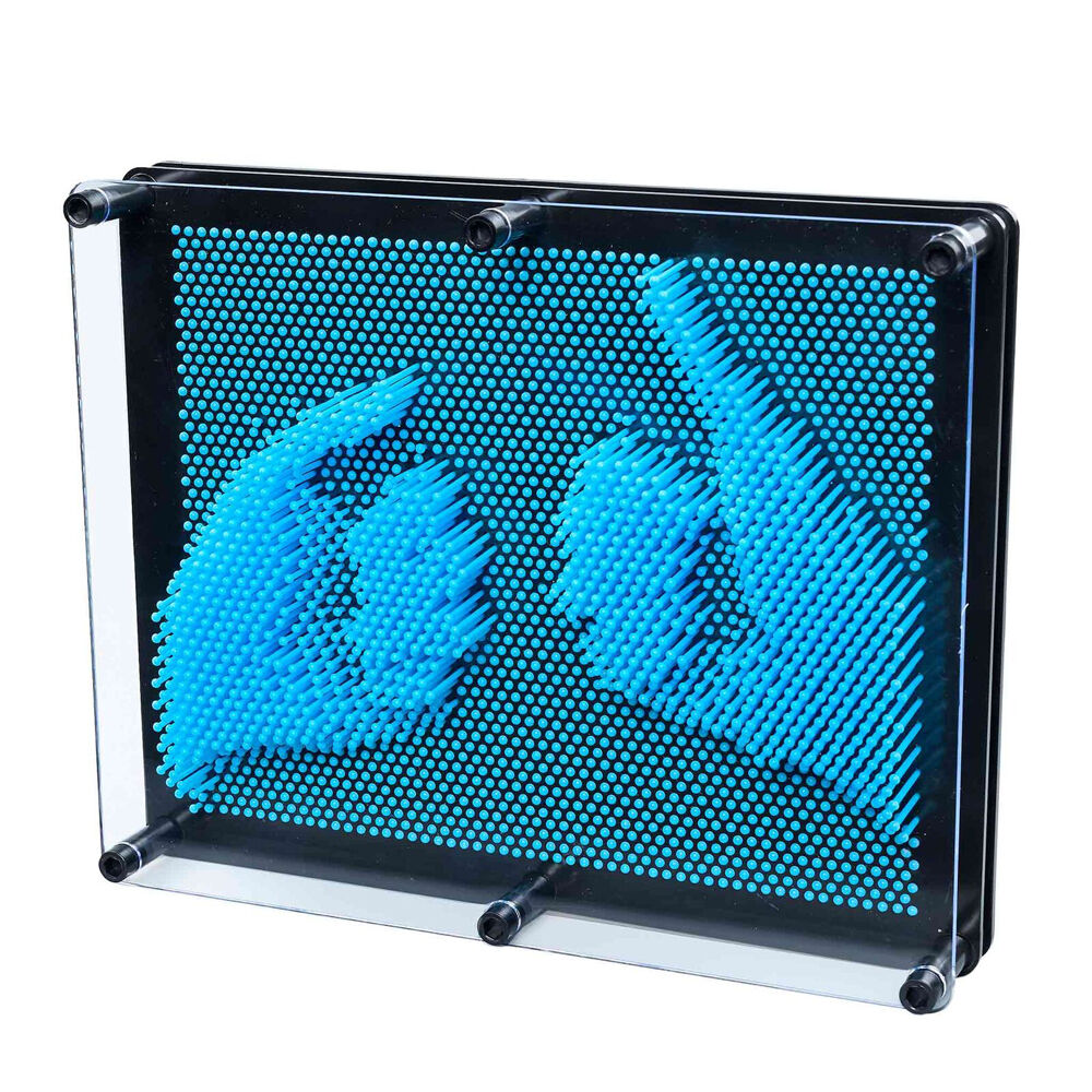 Heebie Jeebies Sensory Toy 5y+ Desktop Pin Sculpture 3D Art Large 20x24cm Assort
