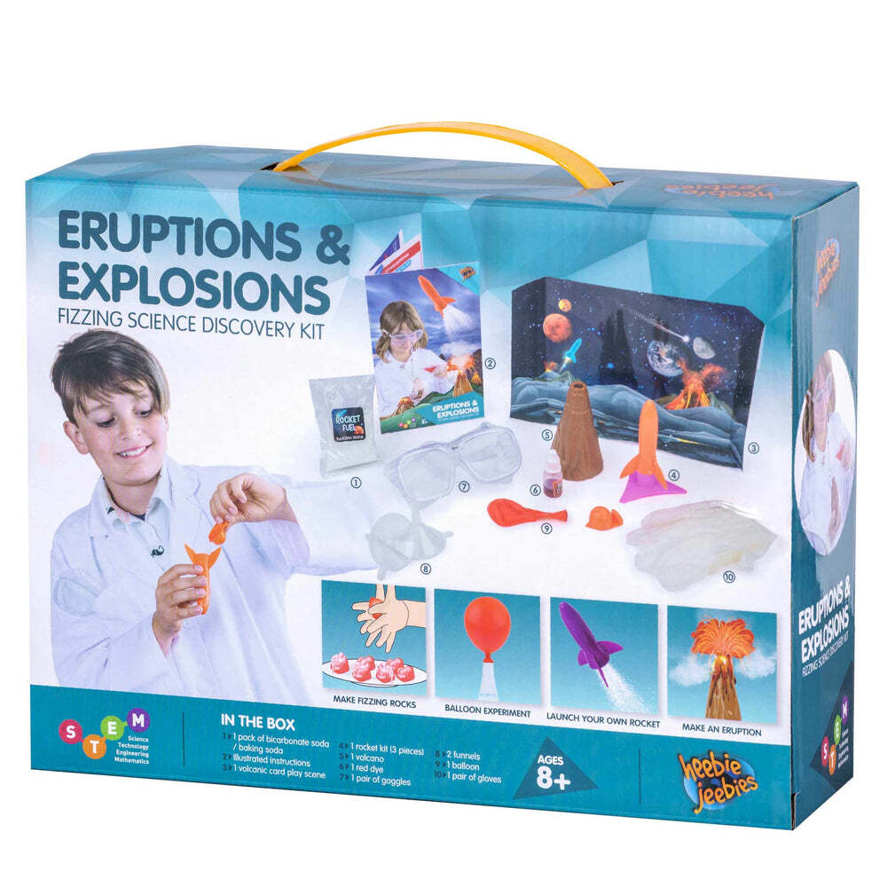Heebie Jeebies Eruptions and Explosions Children's Science Learning Toy Set 8+ — image 3