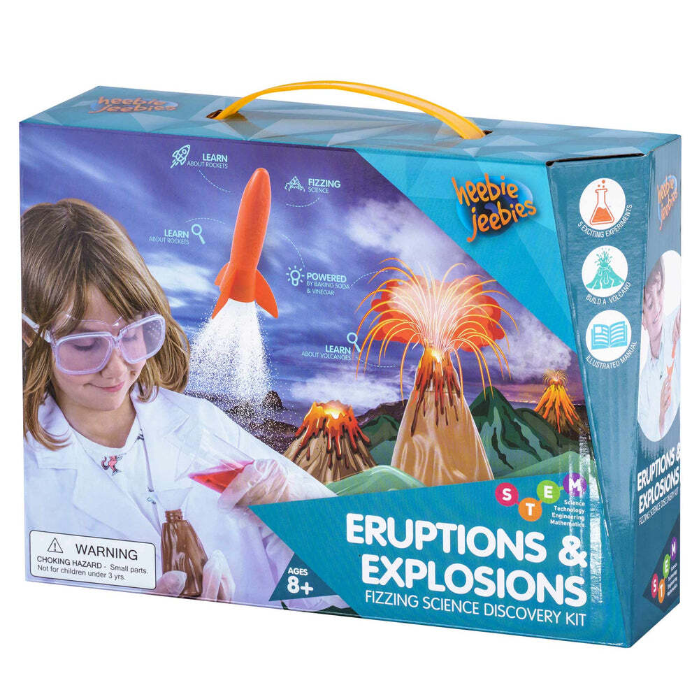 Heebie Jeebies Eruptions and Explosions Children's Science Learning Toy Set 8+
