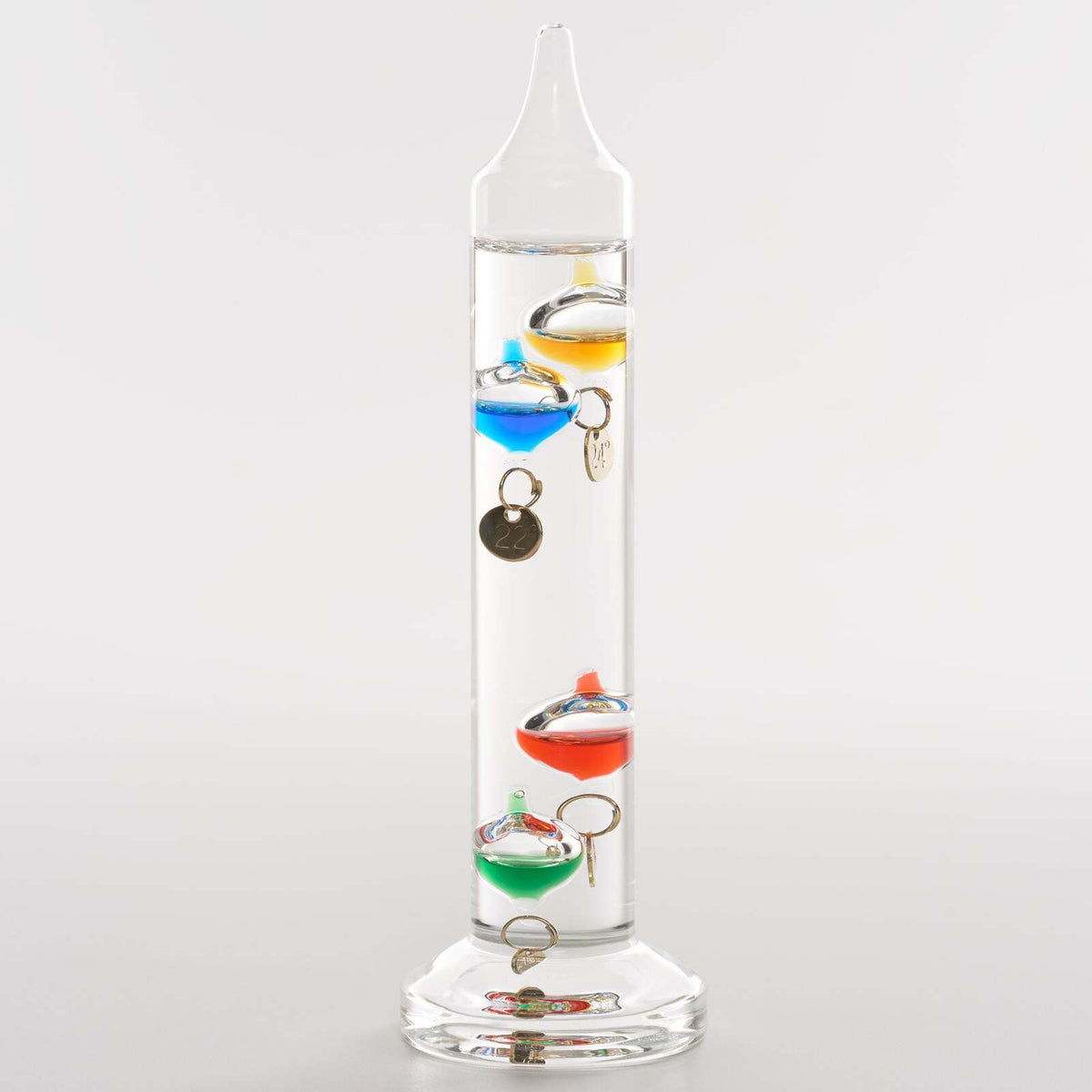 Heebie Jeebies Galileo Thermometer Miniature Temperature Device Science Toy (2 Pack) — image 9
