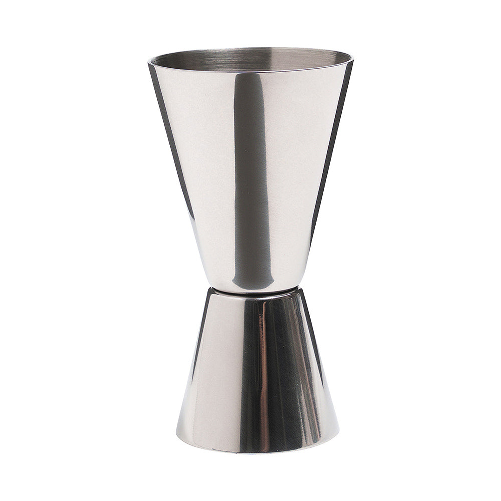 Barcraft Stainless Steel Double 25/50ml Cocktail/Martini Jigger Spirit Pourer