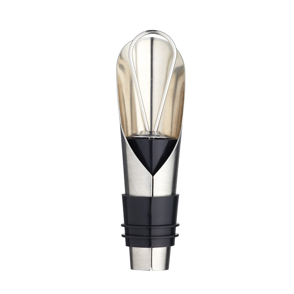 Barcraft Stainless Steel Wine Spout Pourer/Bottle Dispenser/Removable Stopper