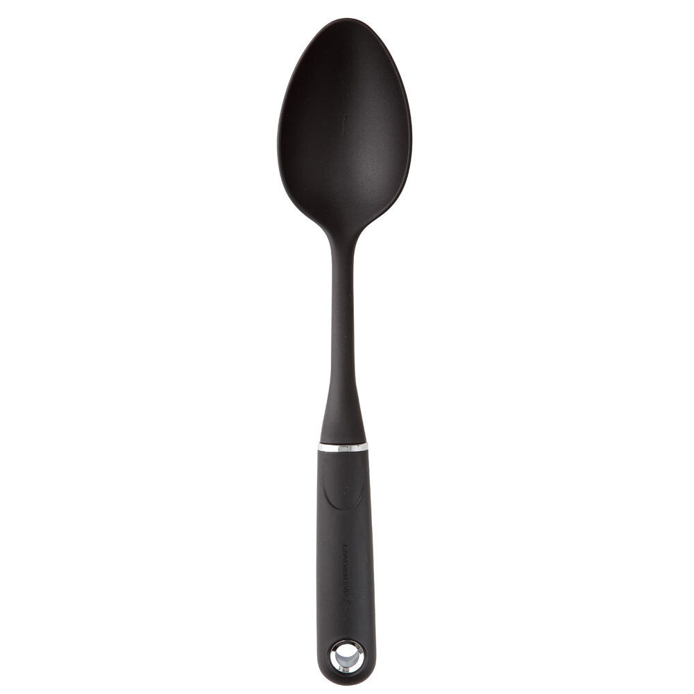 Mastercraft Soft Grip Nylon Solid Cooking Spoon Heat Resistant Kitchen Utensil