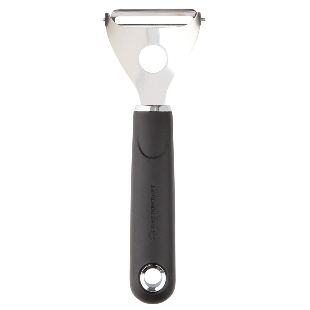 Mastercraft Soft Grip Stainless Steel Kitchen Y Peeler Fruits/Vegetables BLK (2 Pack) — image 2