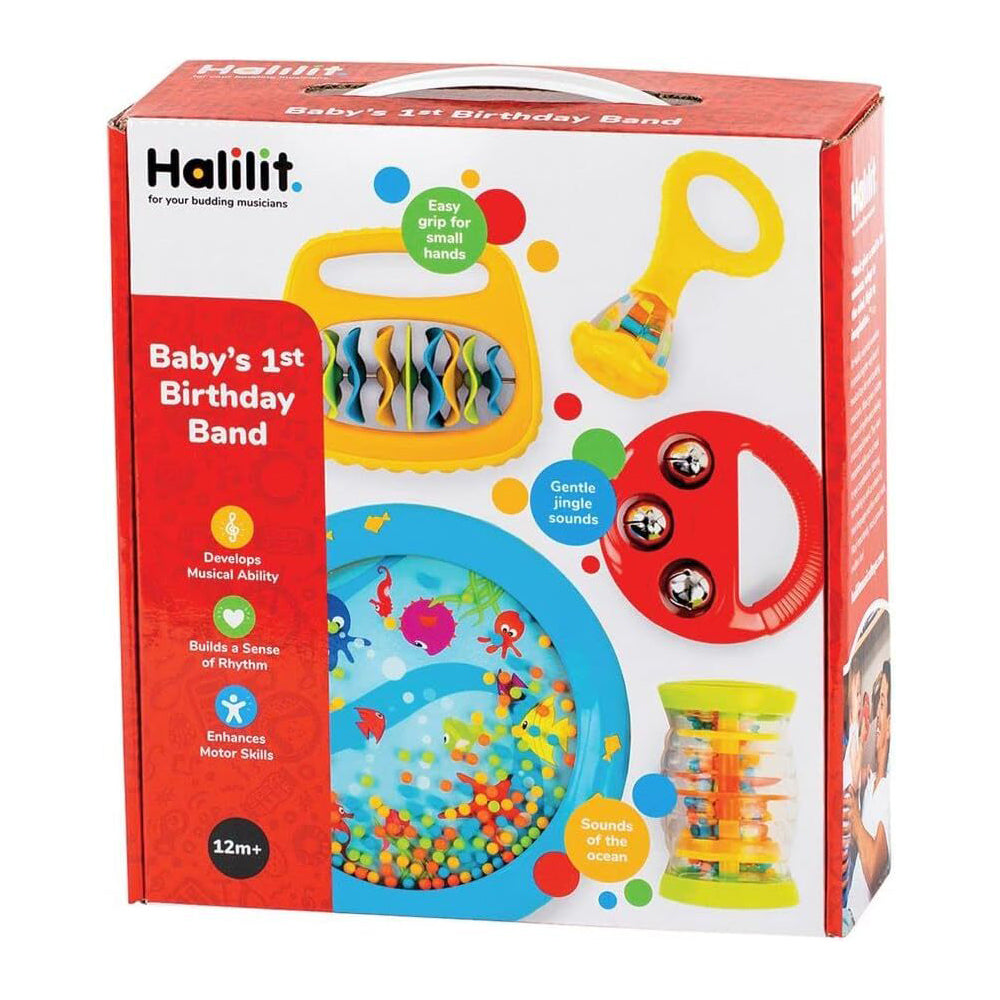 HalilitBabys First Birthday Band Musical Kids/Childrens Pretend Play Toy 12m+