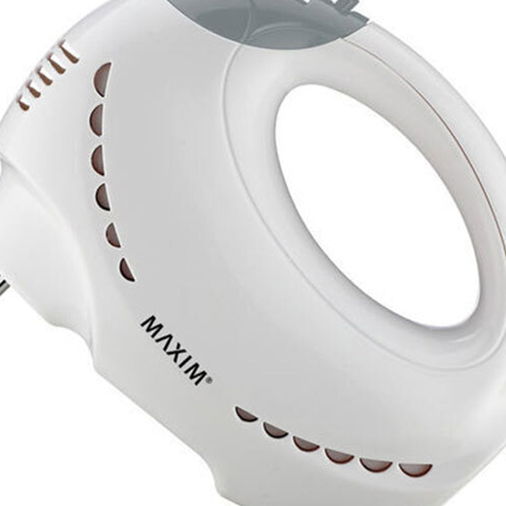 Maxim 200W Electric Handheld/Portable Mixer Knead/Whisk w/ Beater/Dough Hooks WH — image 3