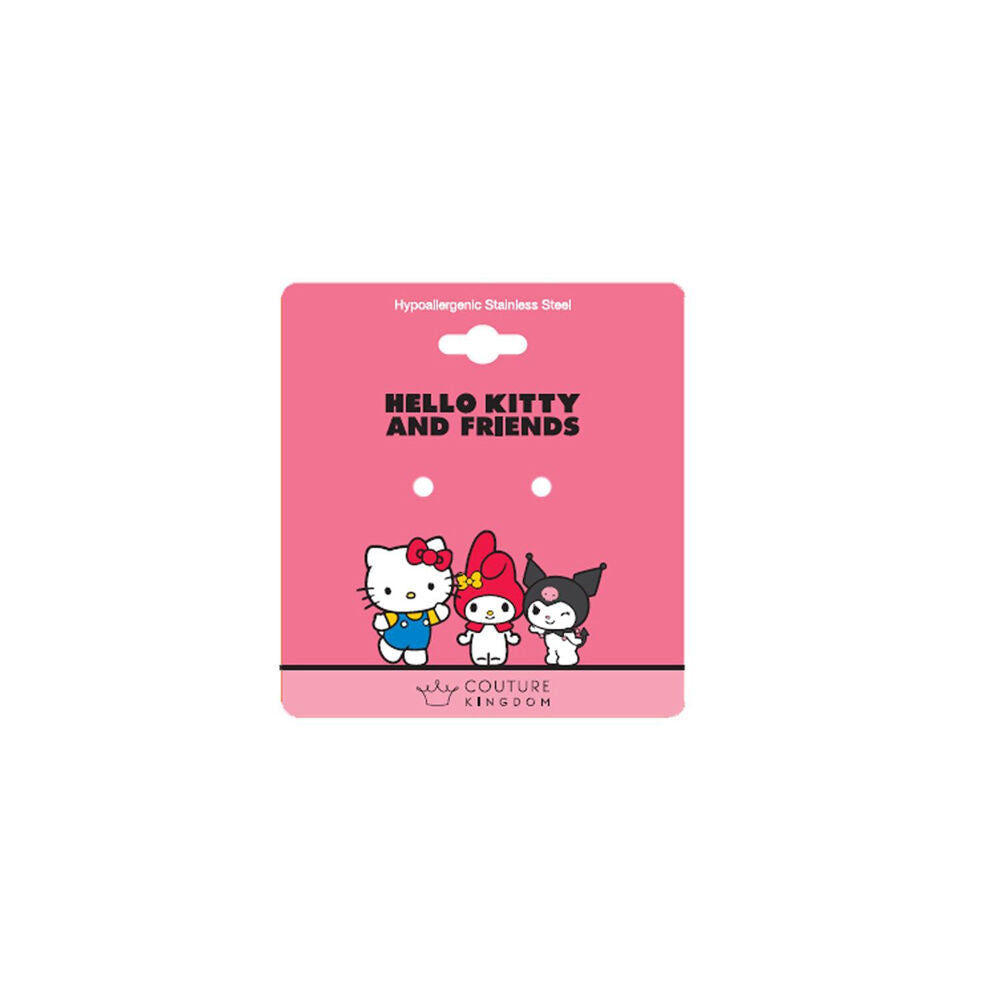Couture Kingdom Sanrio Cinnamoroll Necklace 47cm & Stud Earrings 12mm Set Silver — image 2