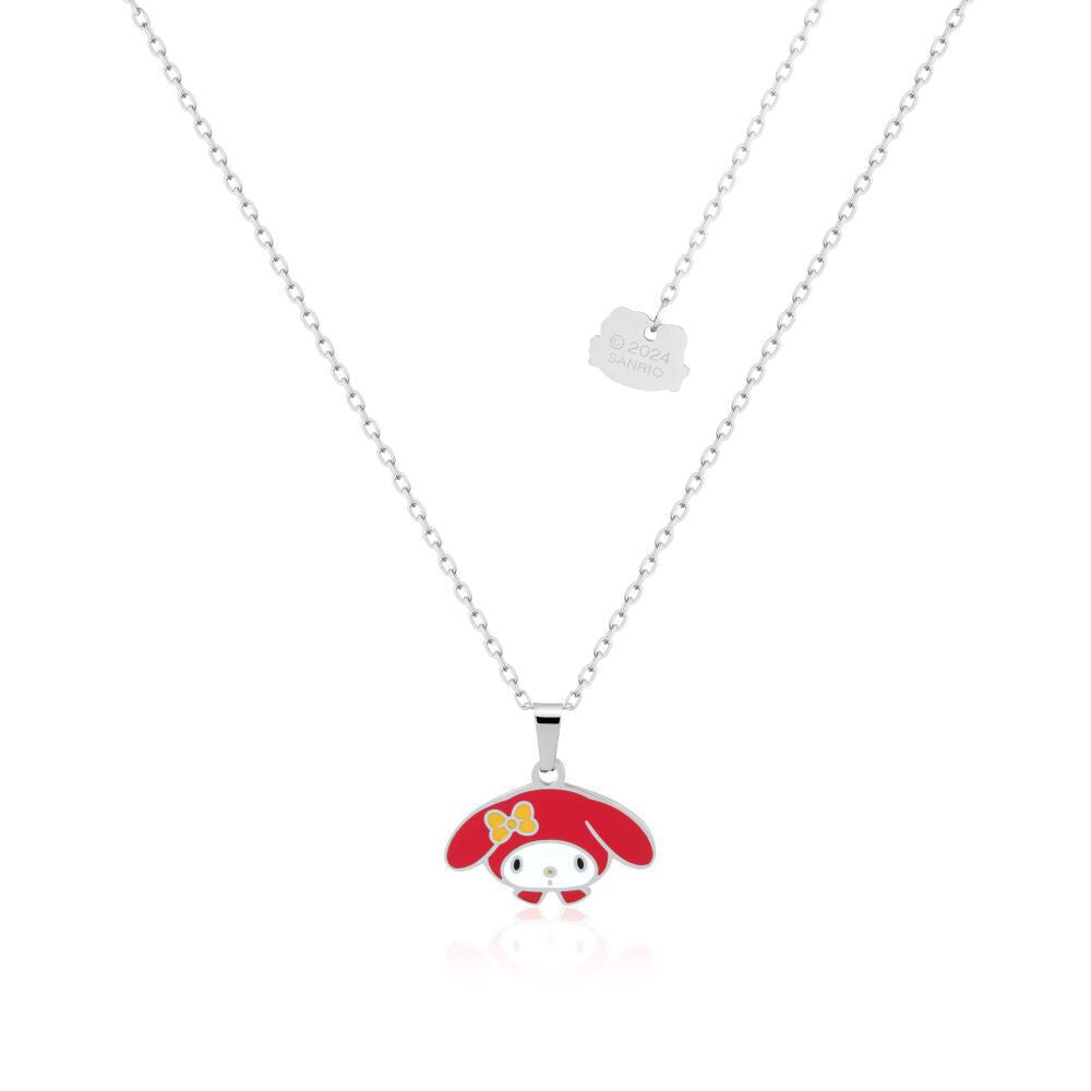 Couture Kingdom ECC Sanrio Hello Kitty My Melody Head Necklace 47cm Silver