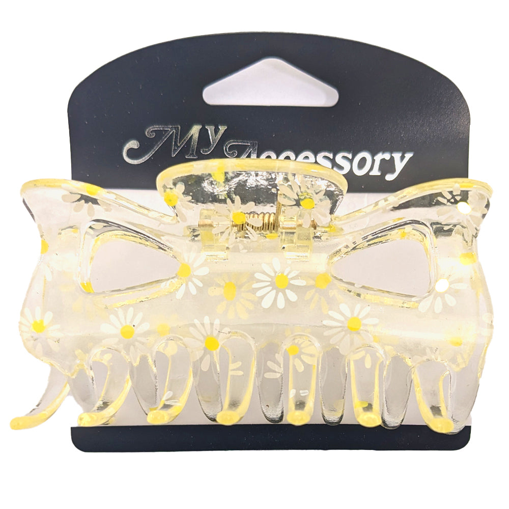 MY Accessory Women's Melrose Hair Styling Crab/Claw Clip 9cm Daisy Assort (12 Pack) — image 3