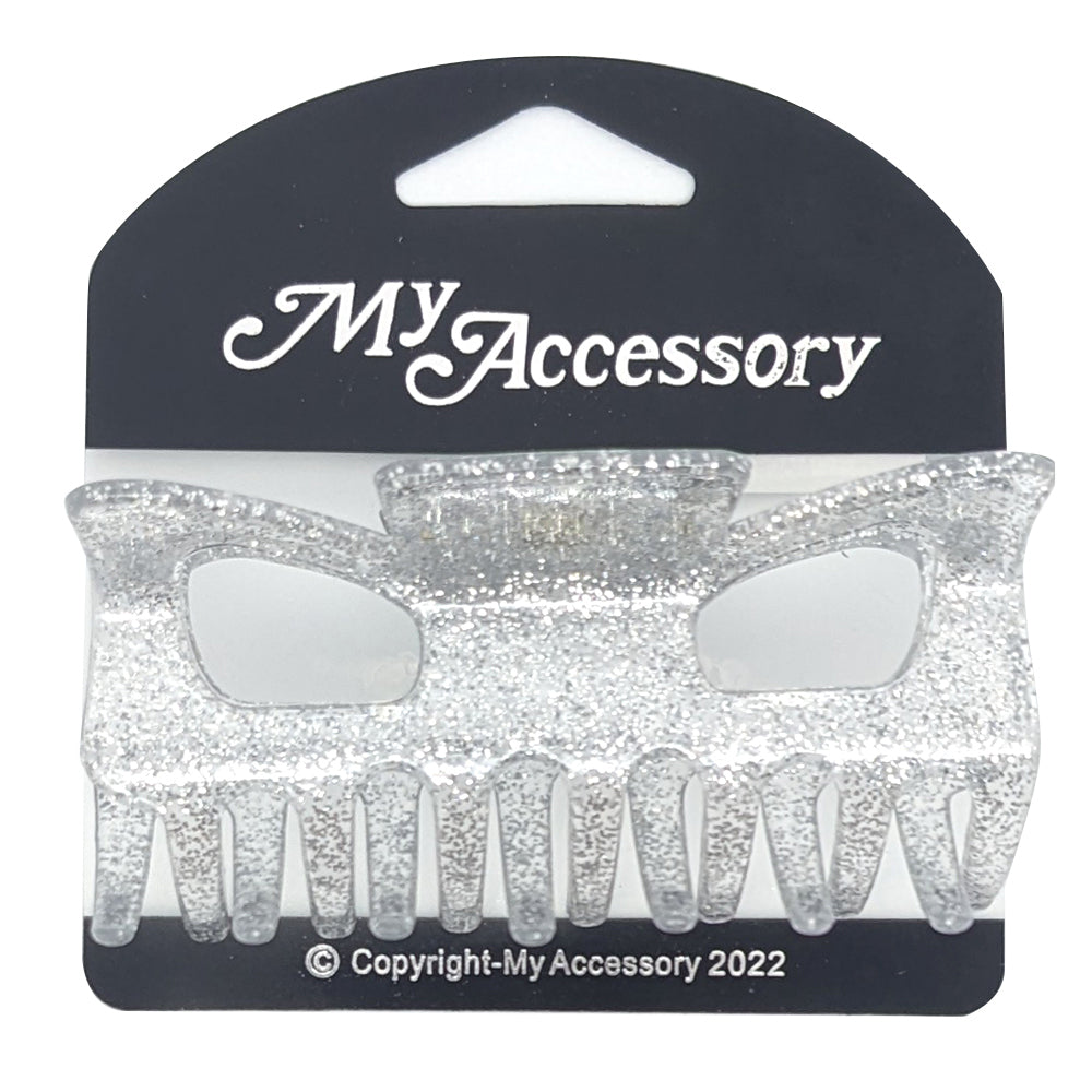MY Accessory Women's Melrose Hair Styling Crab/Claw Clip Glitter Fill Assort 9cm — image 2