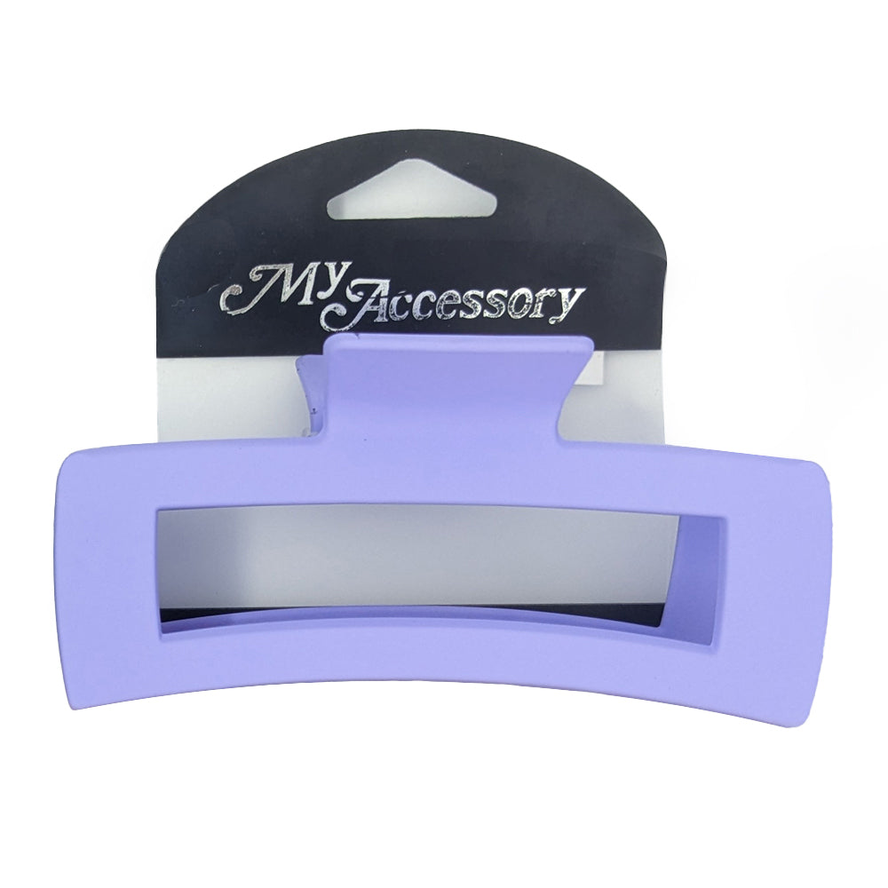MY Accessory Women's Melrose Hair Crab/Claw Clip Rectangle Matte Assorted 12cm