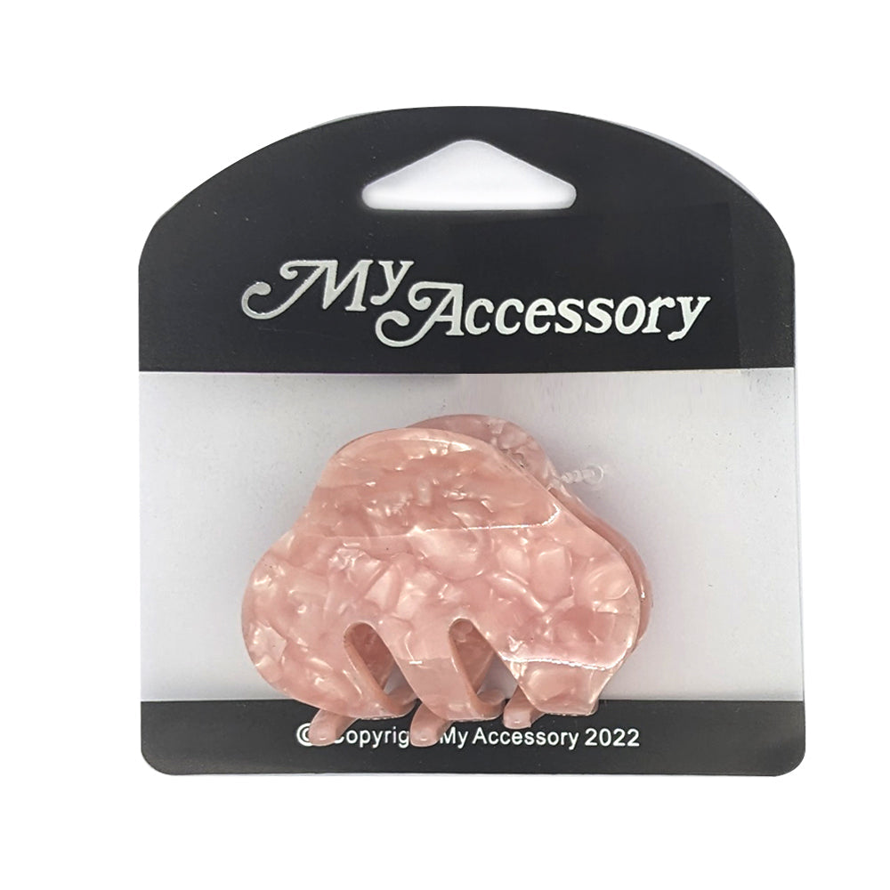 MY Accessory Women's Melrose Styling Crab Hair Clip Resin Curved Assorted 5.5cm — image 2