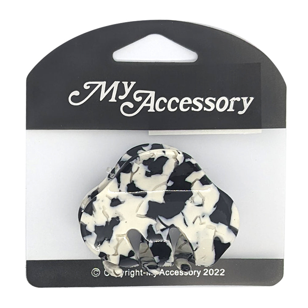 MY Accessory Women's Melrose Styling Crab Hair Clip Resin Curved Assorted 5.5cm