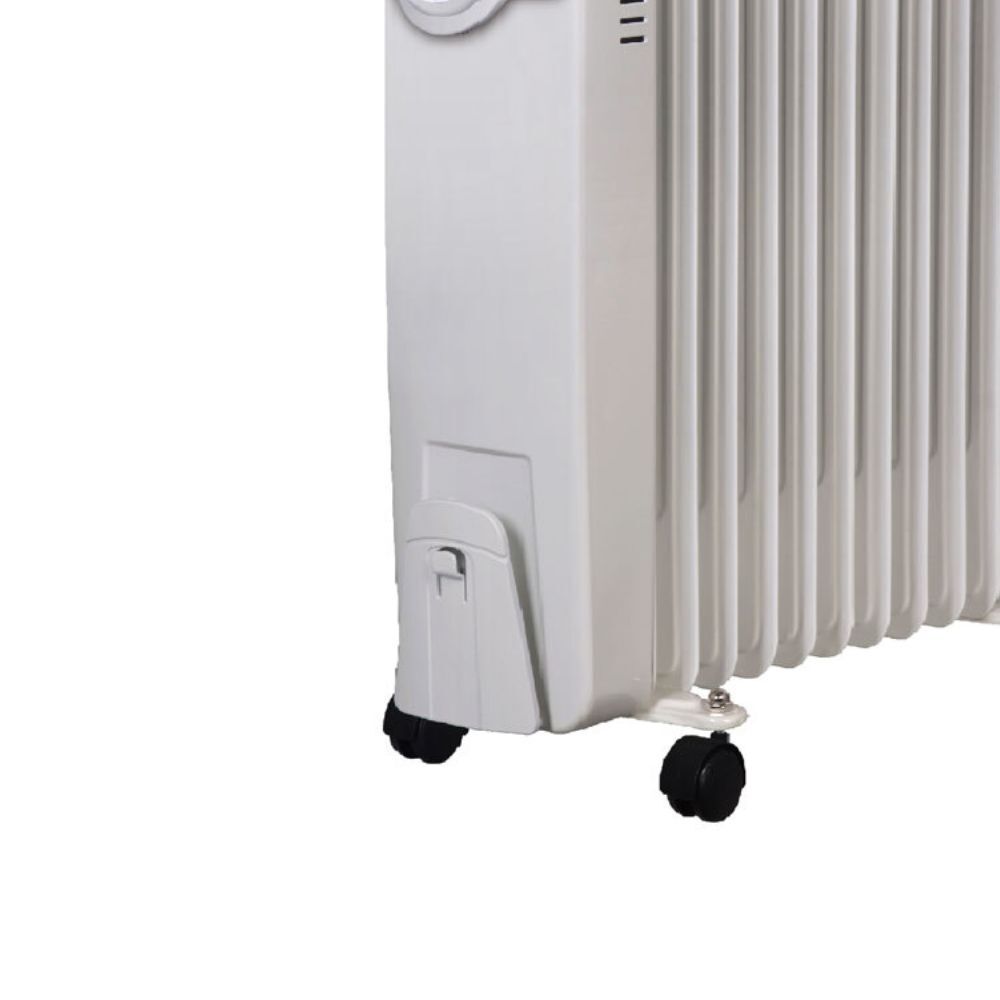 Heller HOCH11T Portable Electric Oil Heater/Heating 11 FIN 24h Timer 2400W White — image 2