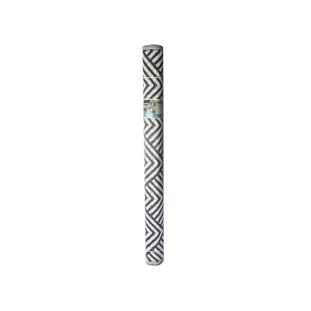 Jemark Waterproof Outdoor Mat Assorted Patterns Grey/Black/Blue 120x150cm