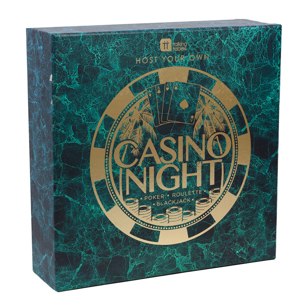 Talking Tables Green Family Host Your Own Casino Night Board Game