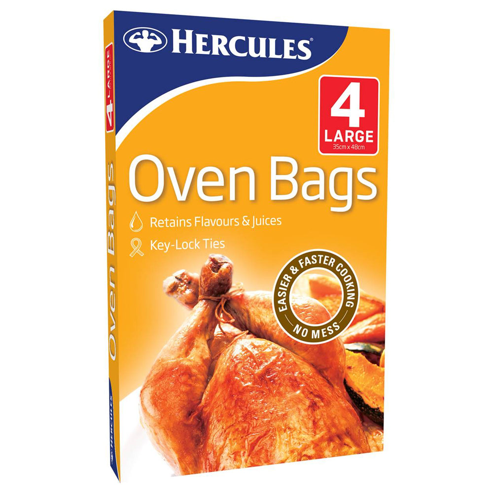 Hercules Food Cooking/Roasting Oven Bags Large 35x48cm Retain Flavour (40 Pack) — image 2