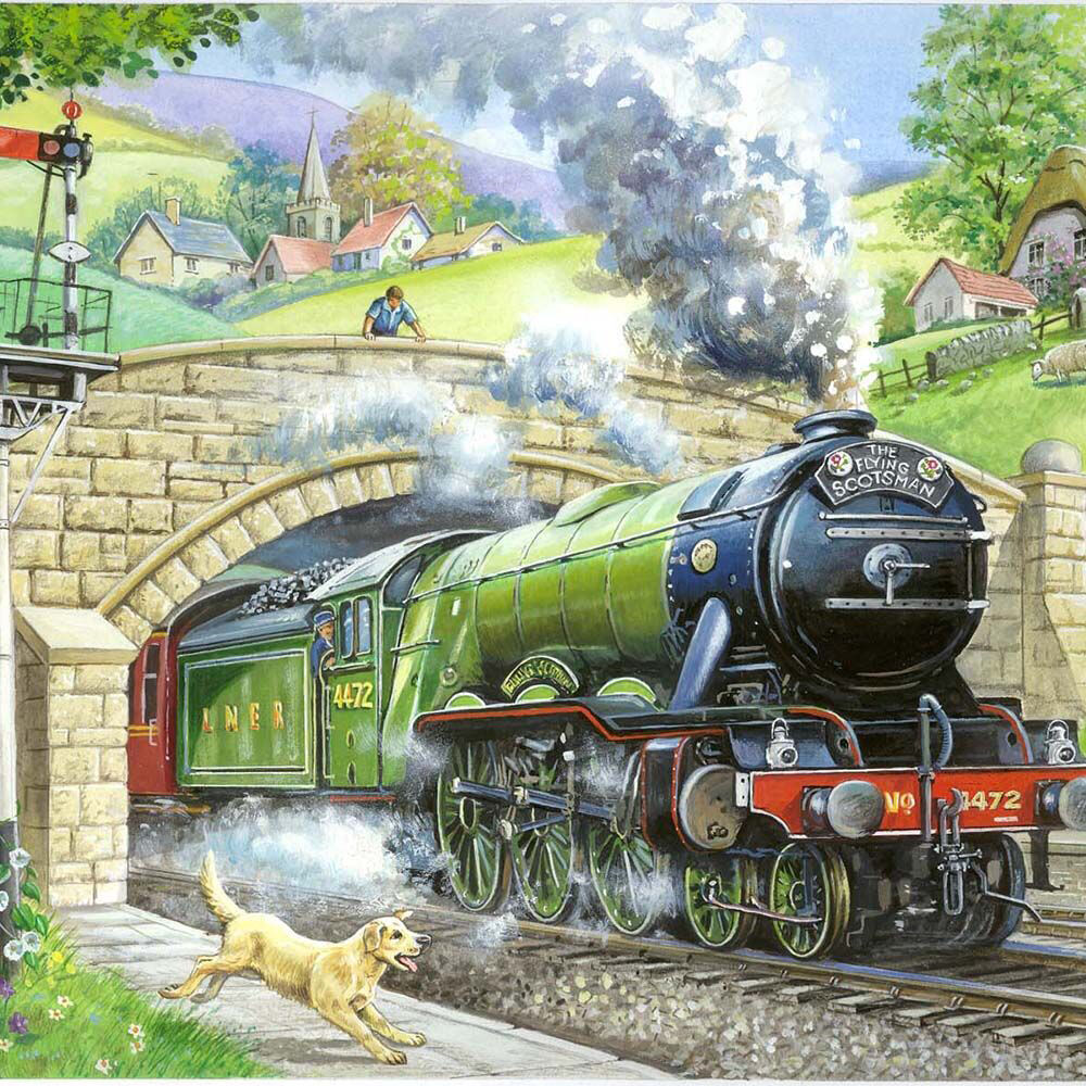 House of Puzzles Board Train Spotting Jigsaw Puzzles Toys 48x34cm 3y+ (250 Pieces) — image 2
