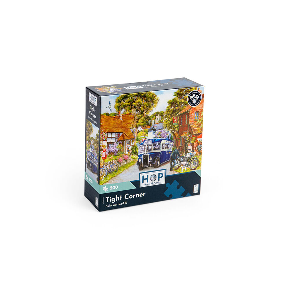 House of Puzzles Board Tight Corner Kids Jigsaw Puzzles Toys 48x34cm 3y+ (500 Pieces)