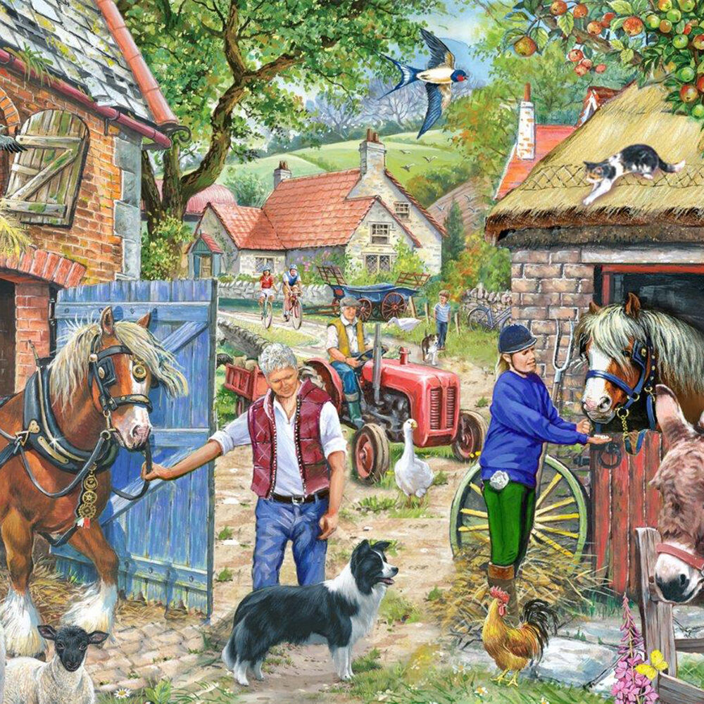 House of Puzzles Appletree Lane 48x69cm Jigsaw Puzzle Kids/Family Toy 3y+ (1000 Pieces) — image 3