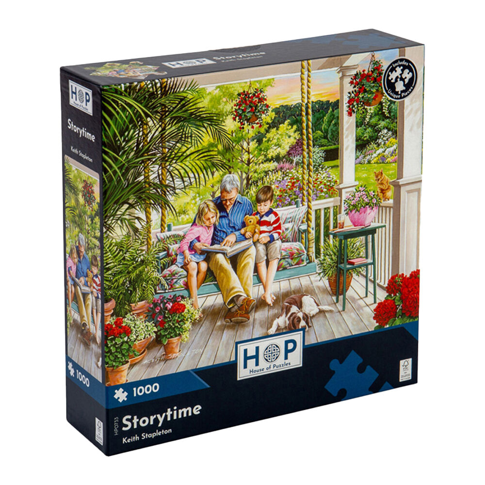 House of Puzzles Storytime 48x69cm Jigsaw Puzzle Kids/Family Toy 3y+ (1000 Pieces)