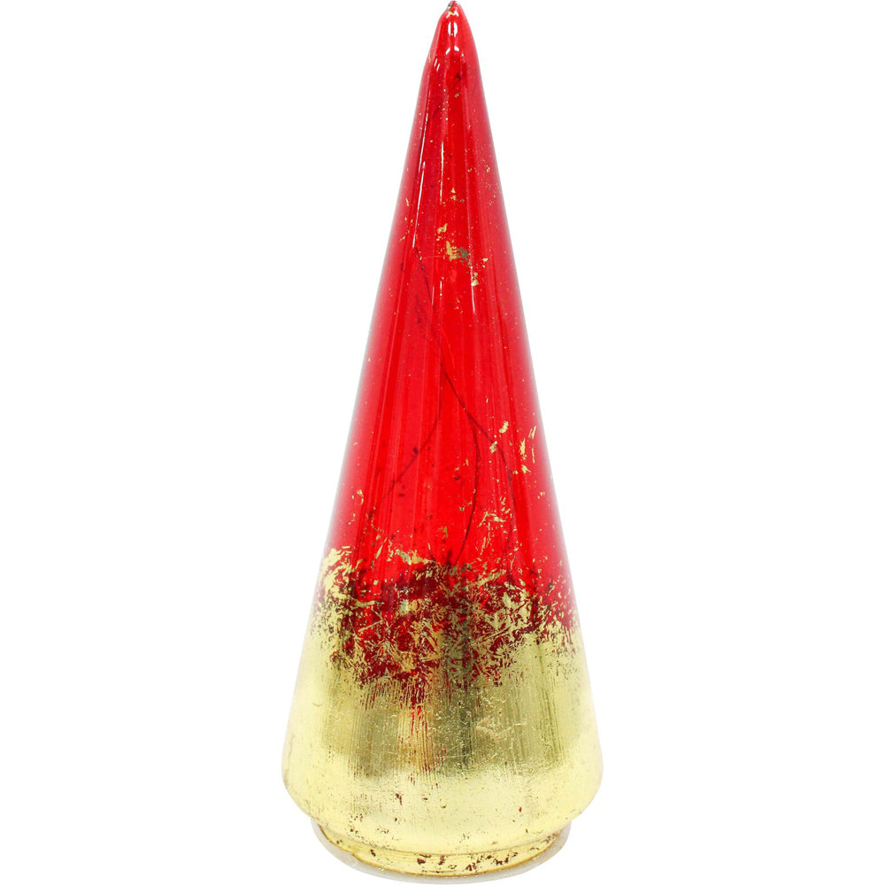 LVD LED Glass Tree Ruby Small Home/Office/Table Decor Display 8x22cm Red (4 Pack) — image 3