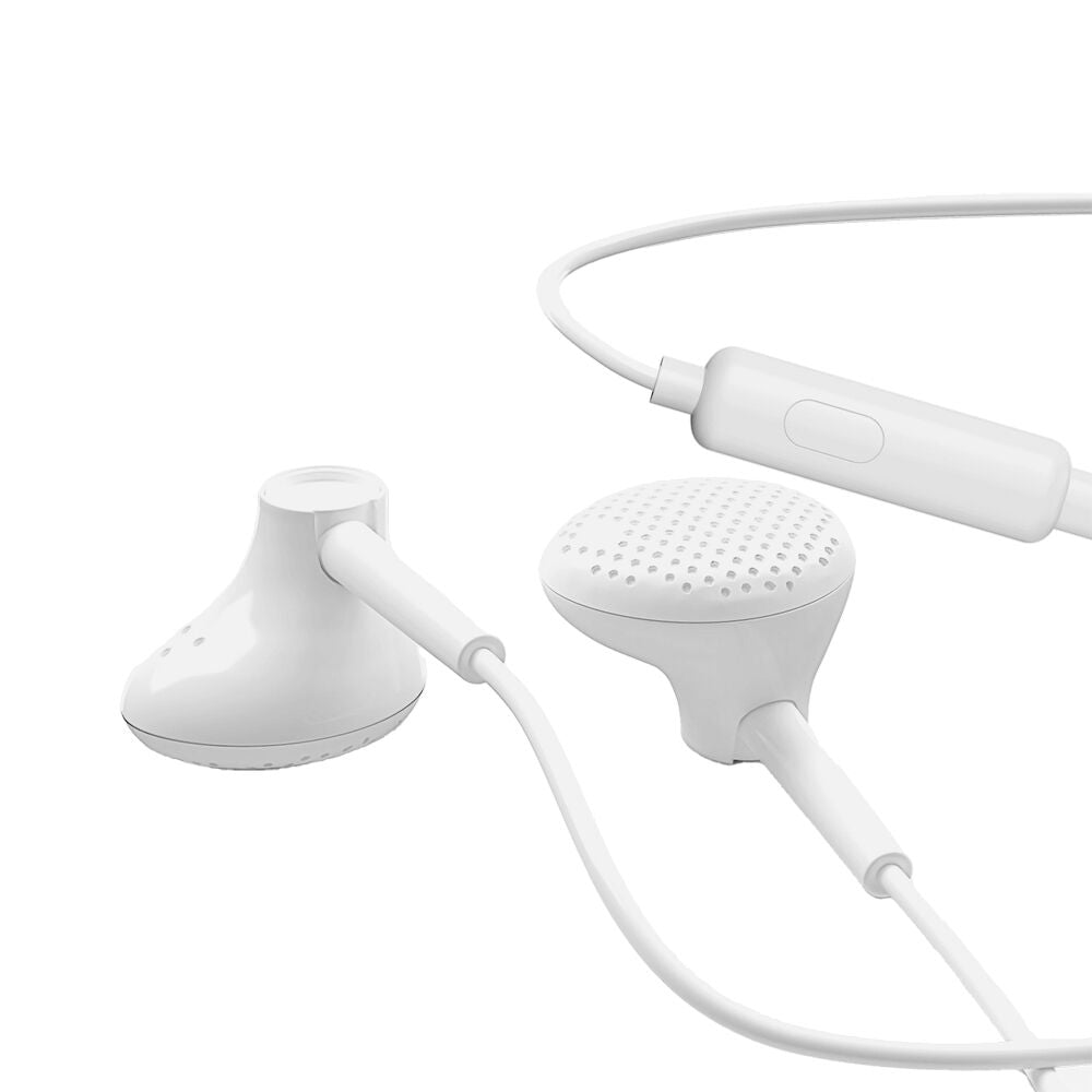 Liquid Ears Everyday 3.5mm Wired Bud Comfortable Earphones w/ Mic White (2 Pack) — image 3