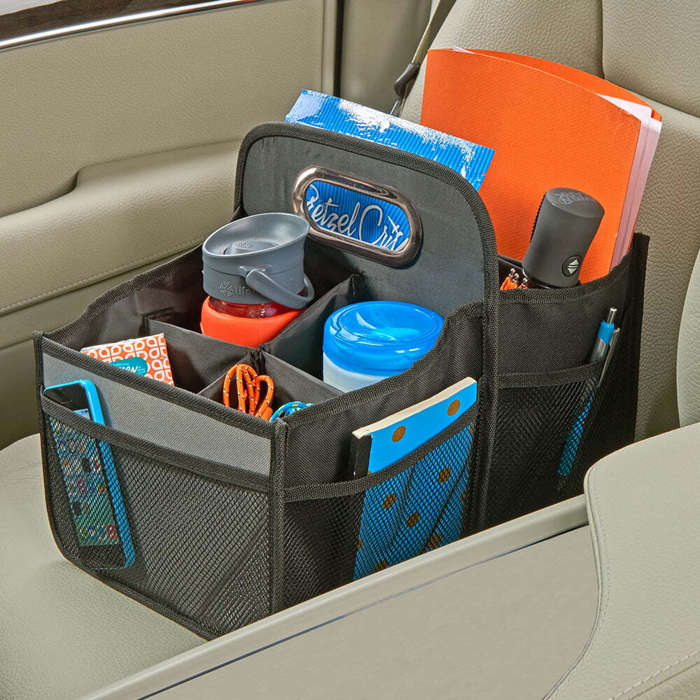 High Road Portable Seat Caddy Organiser Travel Storage w/ Carry Handle Black — image 9