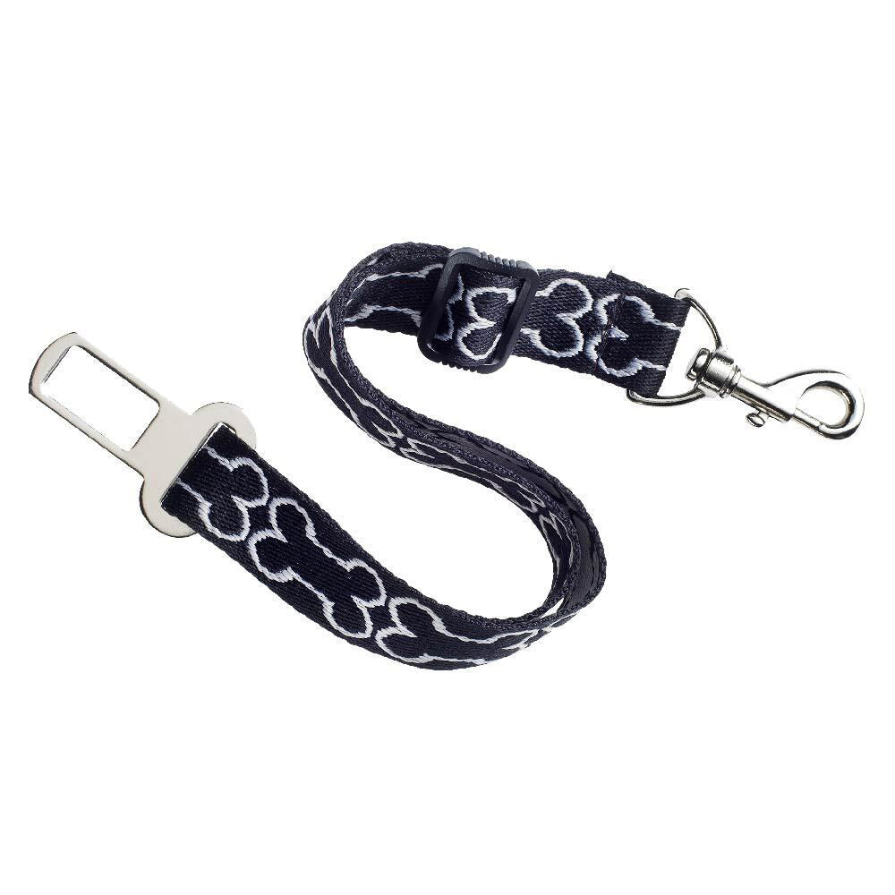 High Road 11-21" Adjustable Pet Dog 8x25cm Car Seat Belt Tether Harness Black (2 Pack) — image 2
