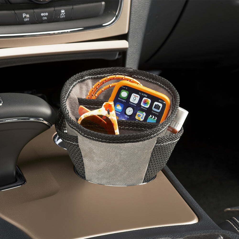 High Road Grey Polyester Driver Cup Organiser Travel Storage Pouch w/Mesh Pocket — image 8