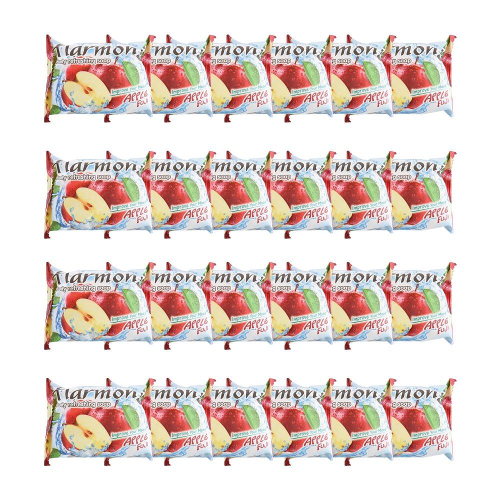 Harmony Mood Enhancer Natural Fruity Refreshing Bath Bar Soap 70g Assorted (24 Pack)