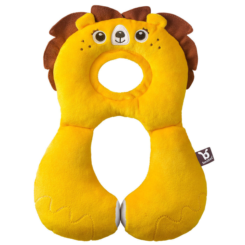 Benbat Total Support Headrest Head/Neck Rest Travel Baby 1-4y Pillow f/ Car Lion