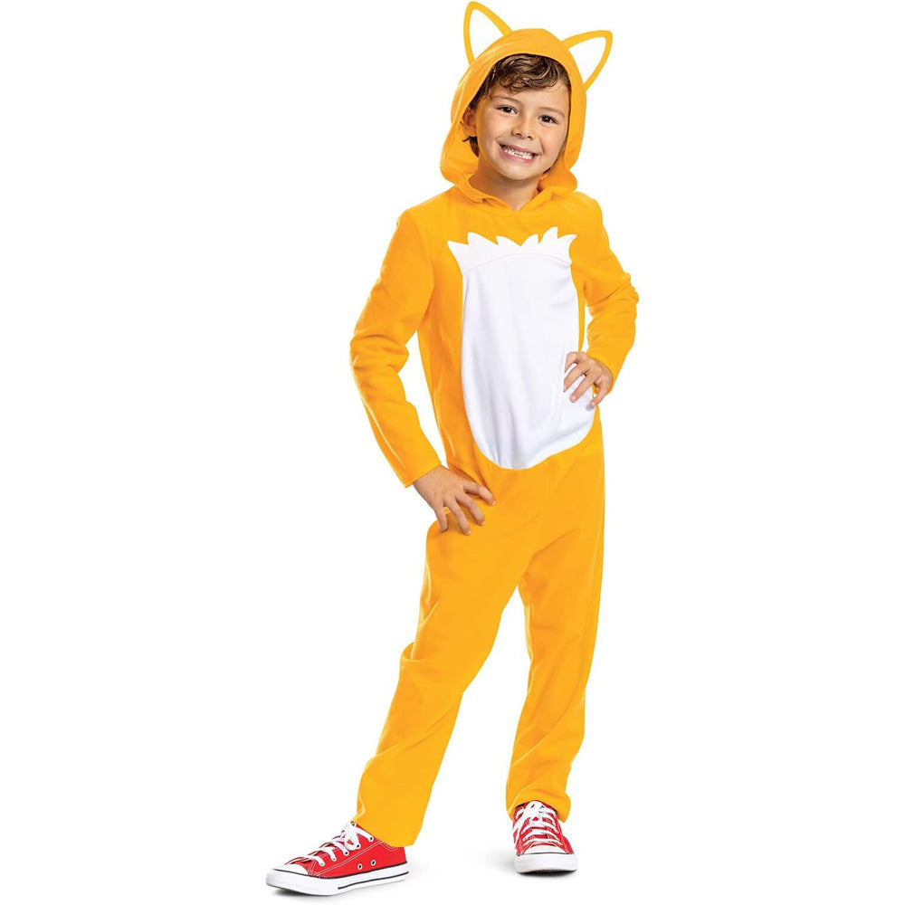 Disguise Sonic The Hedgehog - Tails Movie Fancy Dress Costume Size 7-8 7y+