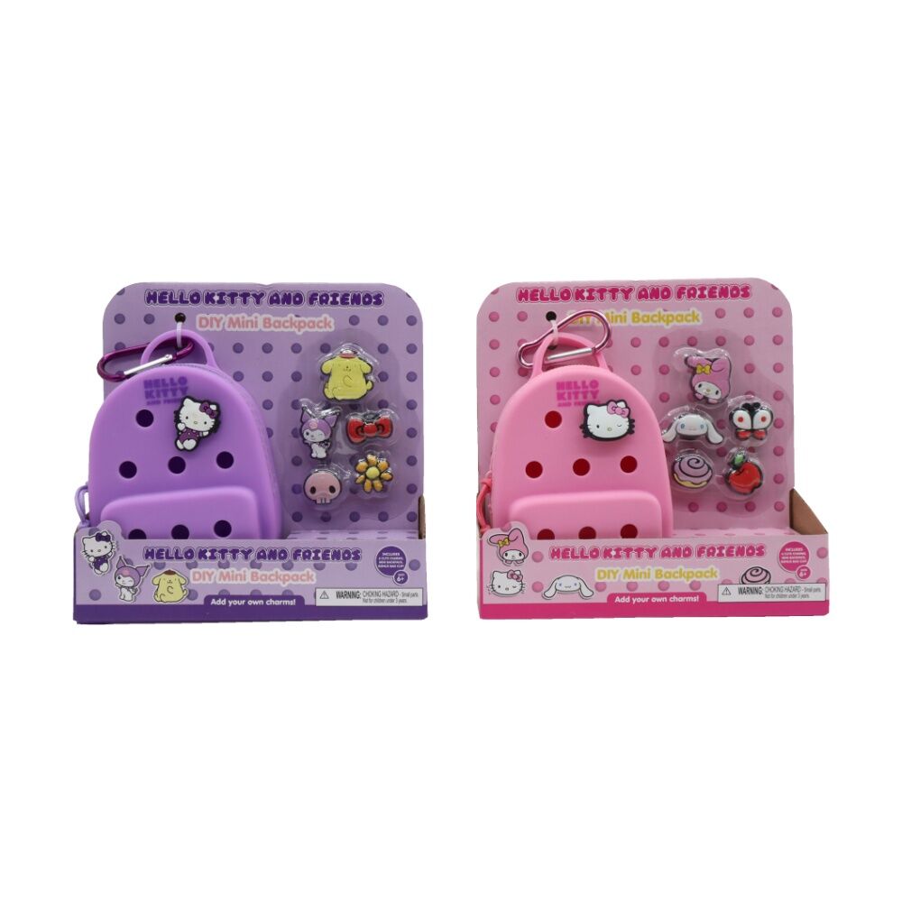 Hello Kitty & Friends - Craft Mini Charm Backpack Bag Tag w/ 6 Charms Assrtd (2 Pack) — image 2