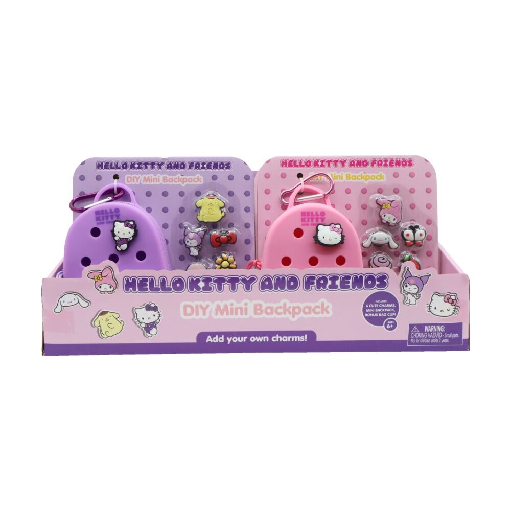 Hello Kitty & Friends - Craft Mini Charm Backpack Bag Tag w/ 6 Charms Assrtd (2 Pack) — image 4