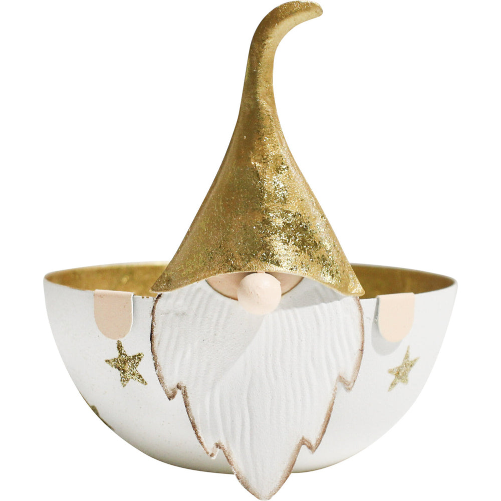 LVD Metal Santa Bowl Large Home/Living Room Christmas Display Decor 16x15cm — image 3