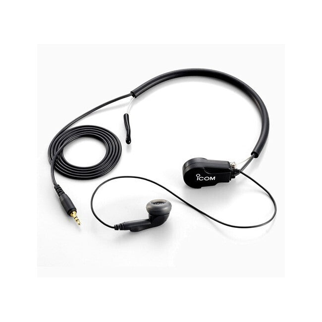 Icom HS97 Compact Earphone w/ Throat Microphone for VS-1/1L/1SL VOX Unit Black