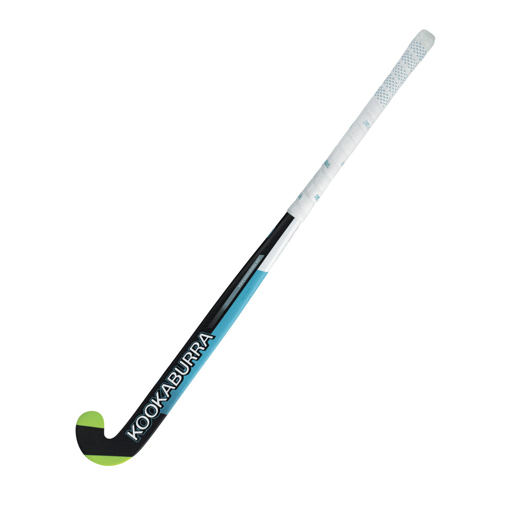 Kookaburra Team Origin Low-Bow 37.5'' Long Light-Weight Player Field Hockey Stick BLK/Teal