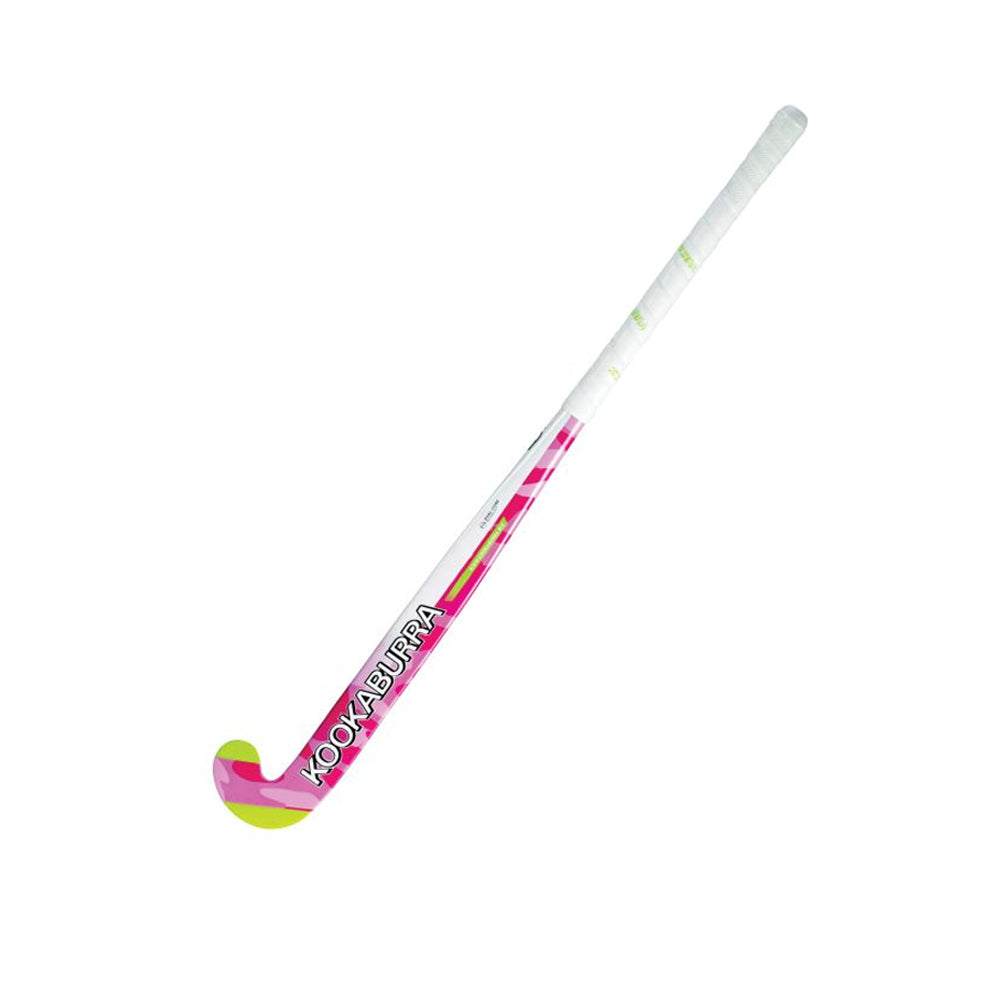 Kookaburra Illusion Mid-Bow 37.5'' Long Light-Weight Field Hockey Stick Pink