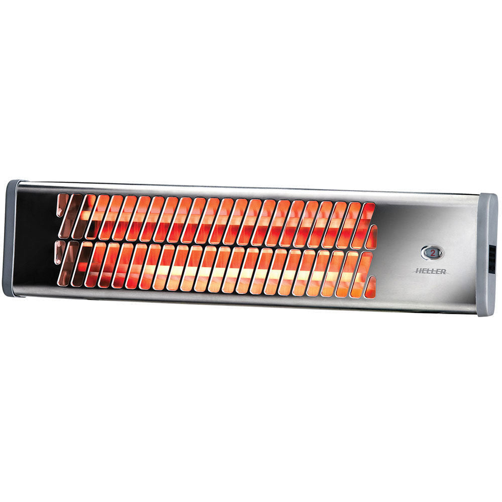 Heller Electric Strip Heater Waterproof IP21 Wall Mountable Indoor Heating 1200W