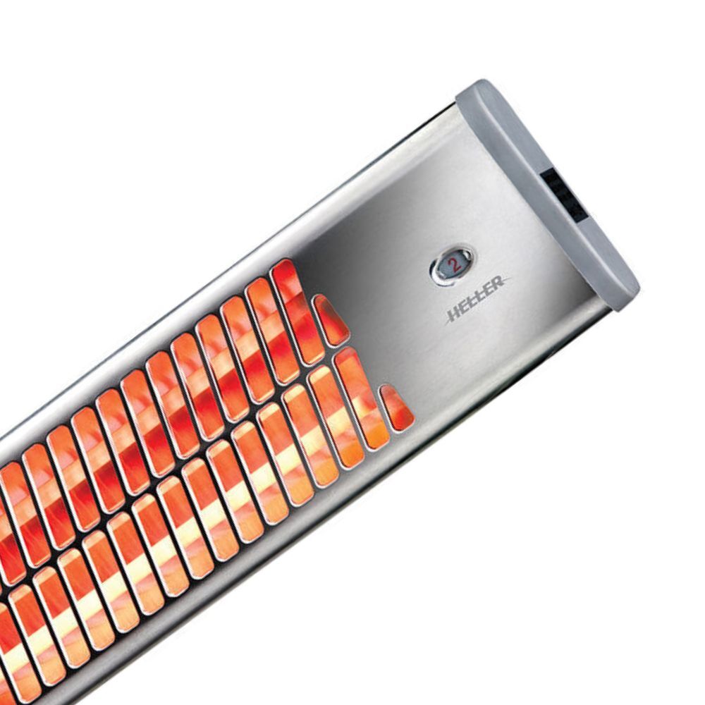Heller Electric Strip Heater Waterproof IP21 Wall Mountable Indoor Heating 1200W — image 2