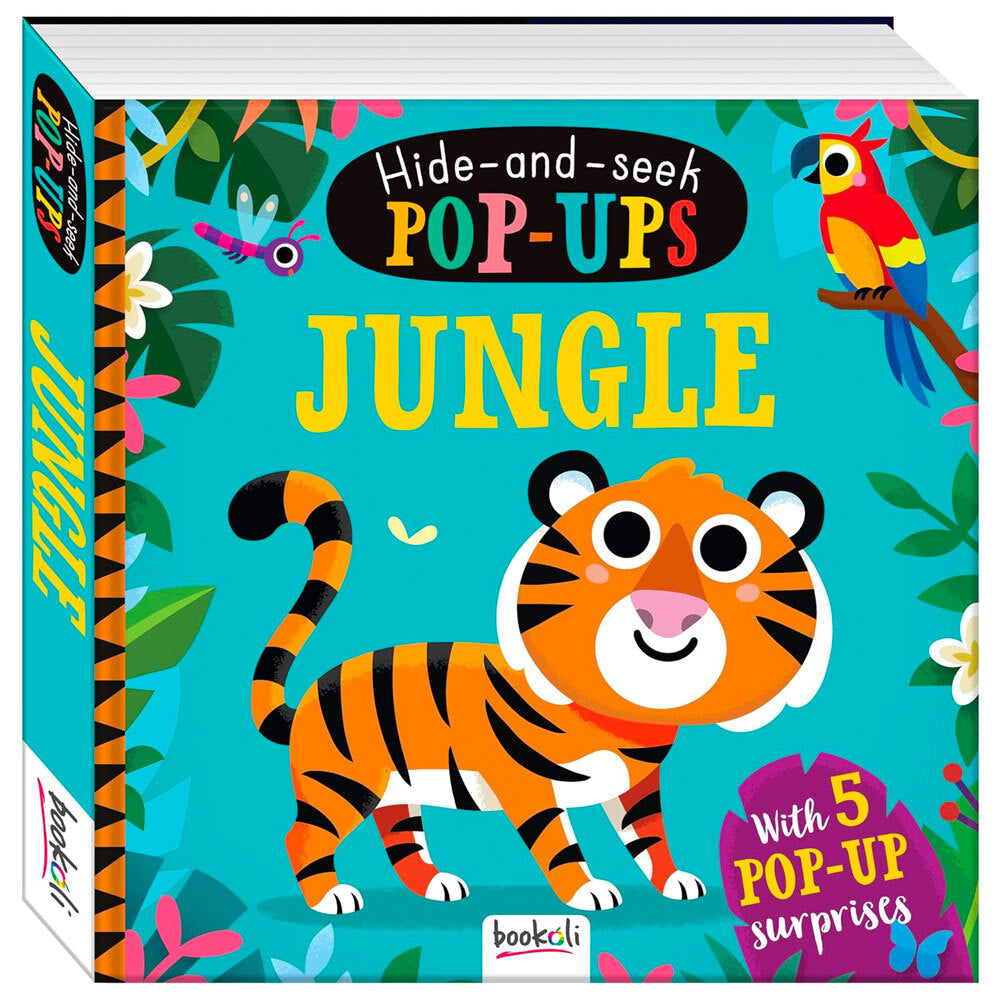 Bookoli Hide & Seek Surprise Pop-Up: Jungle Kids/Childrens Reading Book 1+