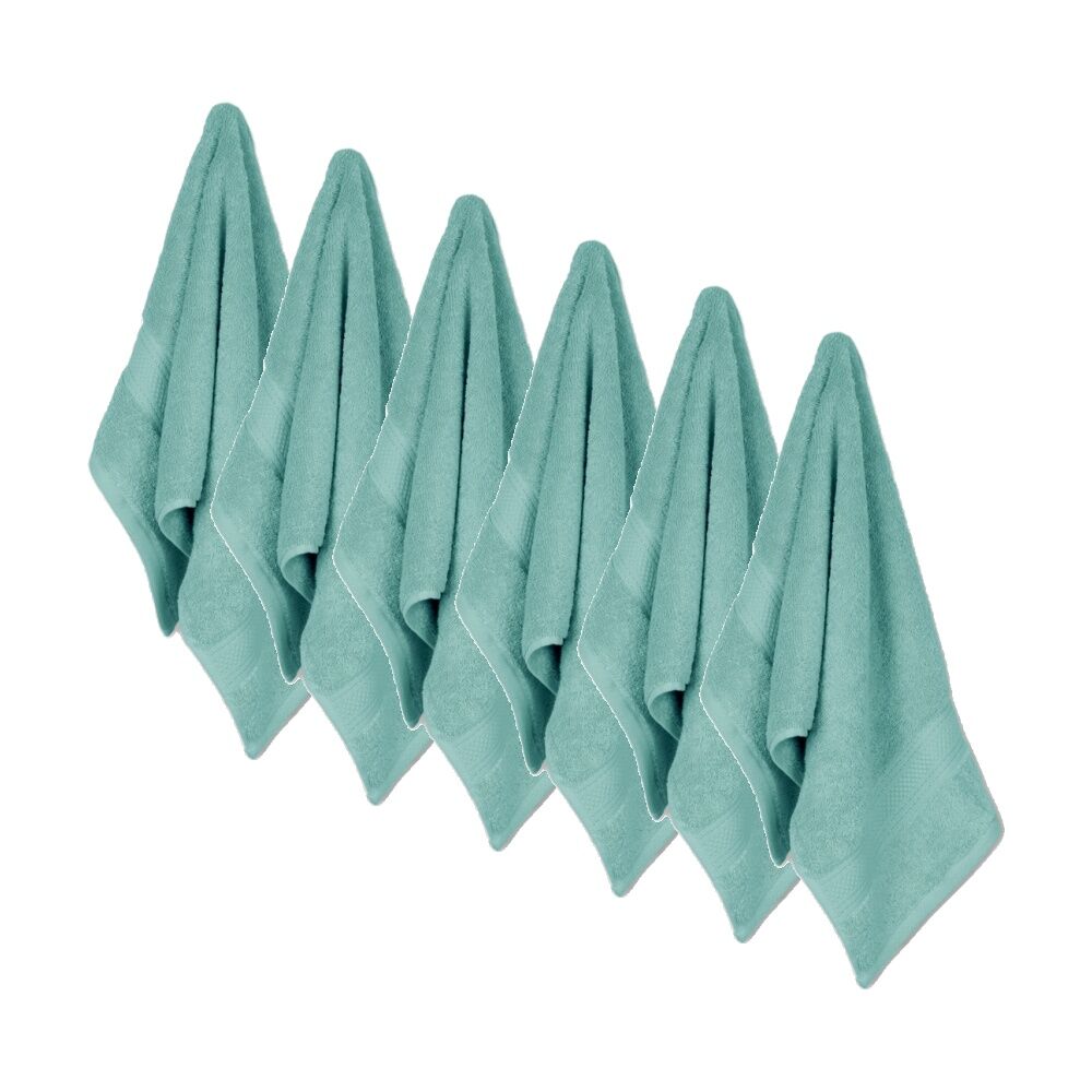 Ardor St Regis Collection 40x70cm Hand Towel 600GSM Soft Cotton Marine (6 Pack)