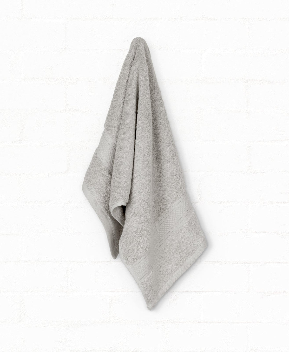 Ardor St Regis Collection 40x70cm Drying Hand 600GSM Soft Cotton Silver