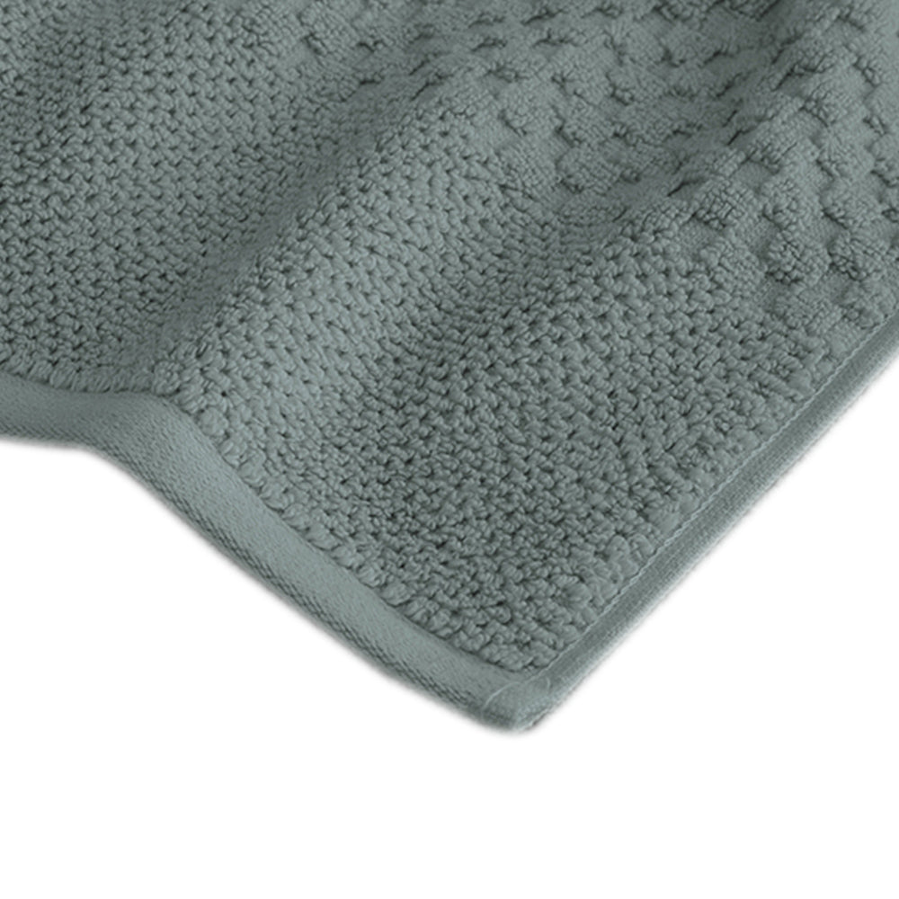 Algodon Portland 100% Cotton Bathroom Absorbent Hand Towel Green 40x70cm