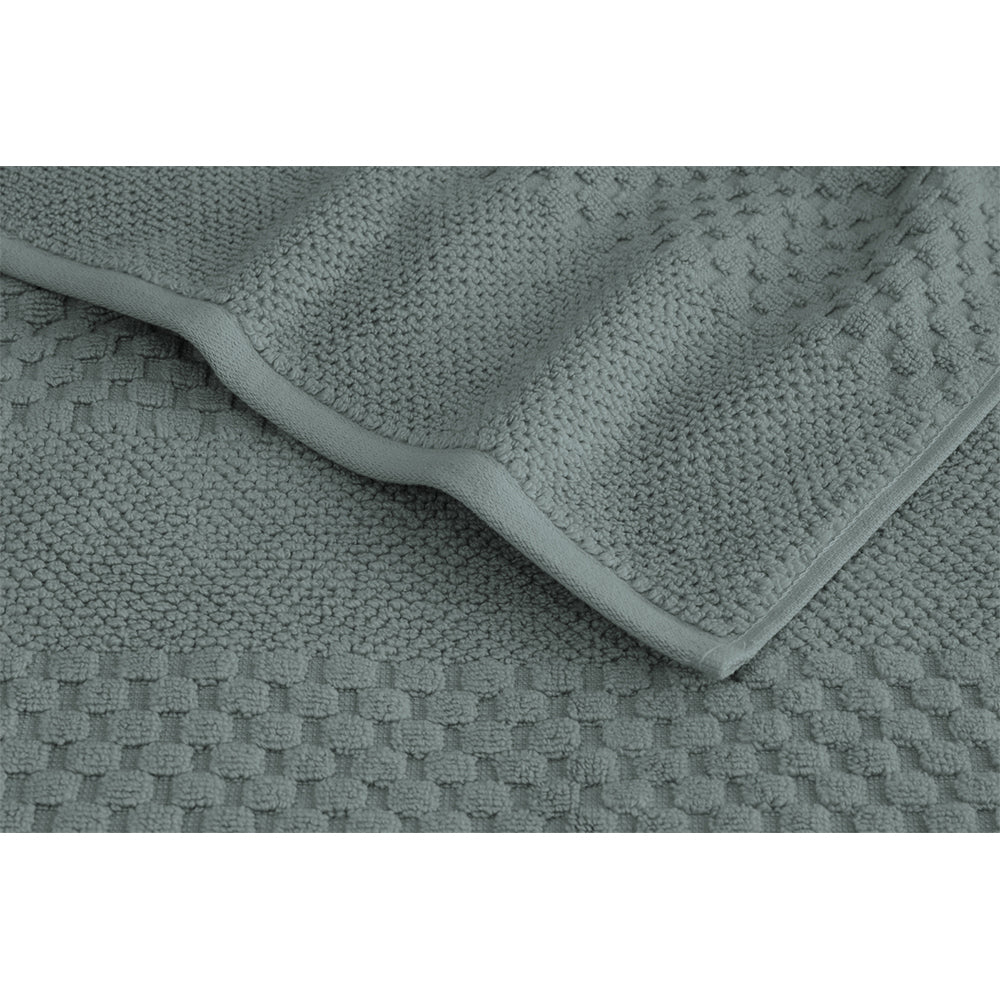 Algodon Portland 100% Cotton Bathroom Absorbent Hand Towel Green 40x70cm — image 2