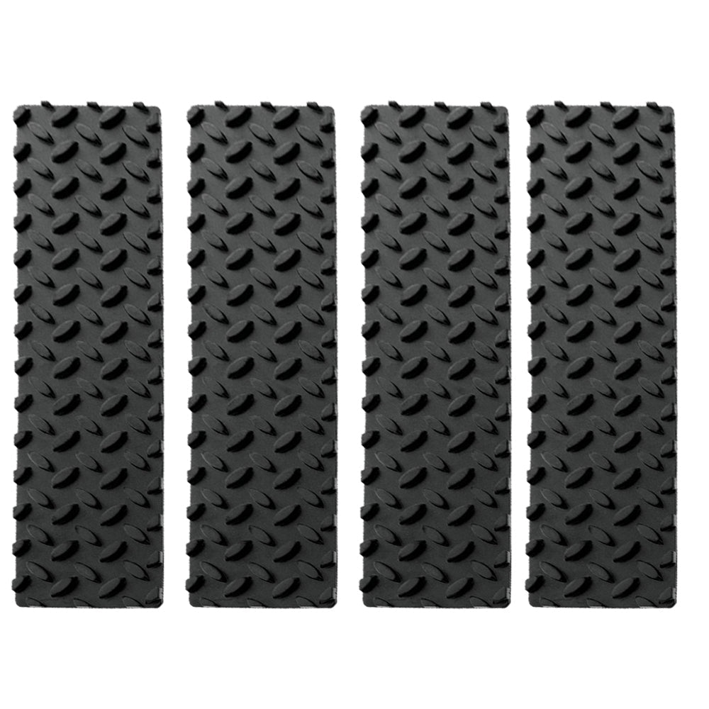 Hulk 4X4 Caravan/Motorhome Stick-On Adhesive Extra-Grip Rubber Step tread (4 Pack)