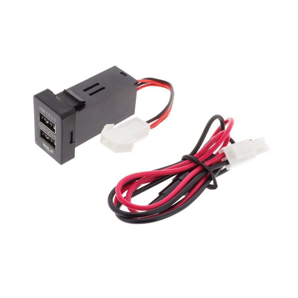 Hulk Blue Illumination Toyota Late Dual Vehicle QC3 USB Socket 12V — image 5