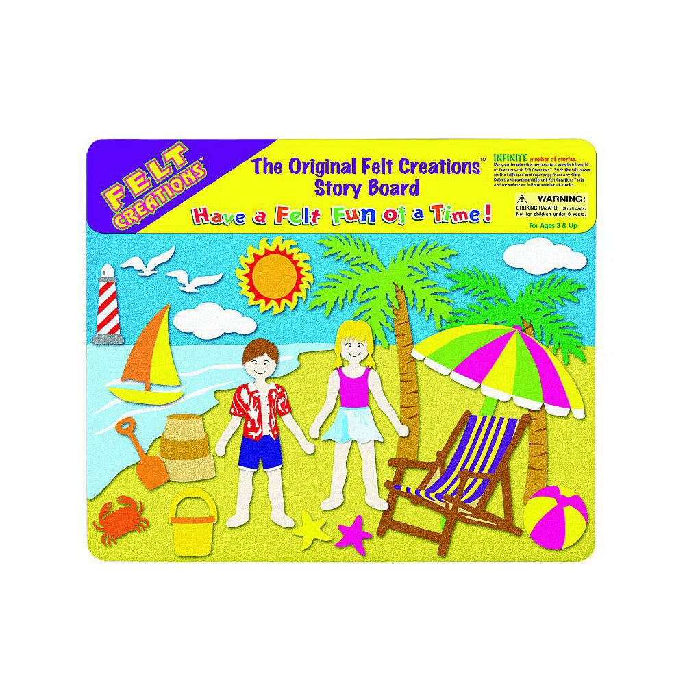 Felt Creations Fun In The Sun Kids/Children Fabric Art Kit Activity Craft 3y+ (2 Pack) — image 2